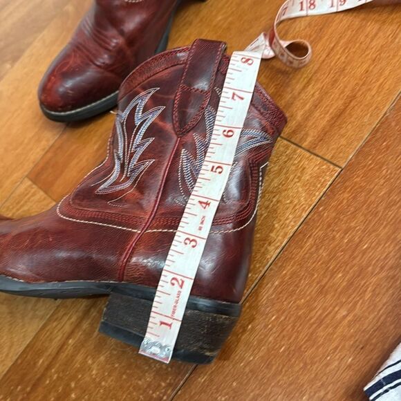 Ariat Billie Unbridled Red Leather Western Cowgirl Boots size 6.5 - Picture 12 of 12